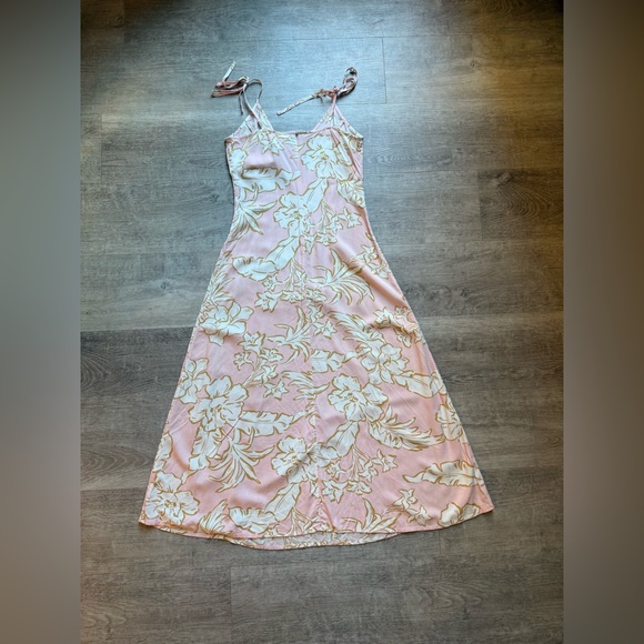 Billabong Sweet Sunshine Floral Spaghetti Strap Midi Dress Size S - Picture 8 of 11